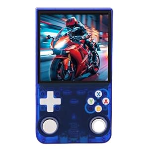 WIFI Open Source Retro-Handspielkonsole, Zwei 3D-Joysticks für Pocket Gaming, R36 Ultra-Videospielkonsole für Gamer (64G)