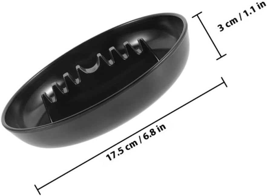 Ashtrays with Stable Platform and Thickened Design 2pcs round Multi-slot Melamine Material Portable Smokeless Ash Tray for Car and Home Suitable for Tabletop Use
