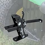 Eapele Adjustable Trailer Hitch for Lawn Mower, Garden Tractor Trailer Hitch, Compatible with John Deere Ariens Cub Cadet Poulan Pro Husky Husqvarna Craftsman Riding Mower