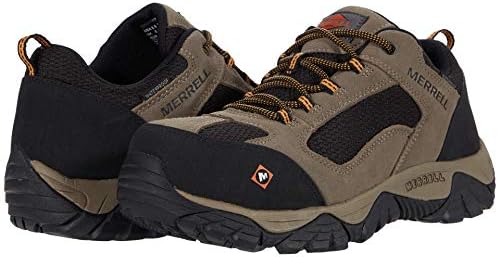 登山靴 MERRELL Amazon | Merrell Work Moab Onset Waterproof Composite Toe Walnut 7