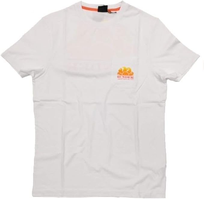 SUNDEK M897TEJ7800 T-Shirt Uomo 006 Bianco,XL : Amazon.it: Abbigliamento