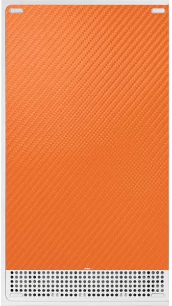 Skinit Decal Gaming Skin Compatible with Xbox Series S Console - Orange Carbon Fiber Specialty Texture Material Design