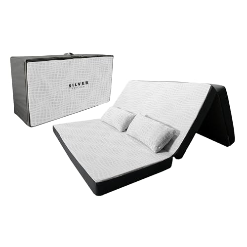 Recopilación de Colchonetas para Dormir Coppel Top 5. 49 Memory Foam | Pack De Colchón Plegable Matrimonial con Maleta + Almohada Estándar