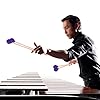 Marimba Mallets, Uspacific 1 Pair Medium Hard Yarn With Beech Handle Medium Hard for Percussion Marimba Playing #1