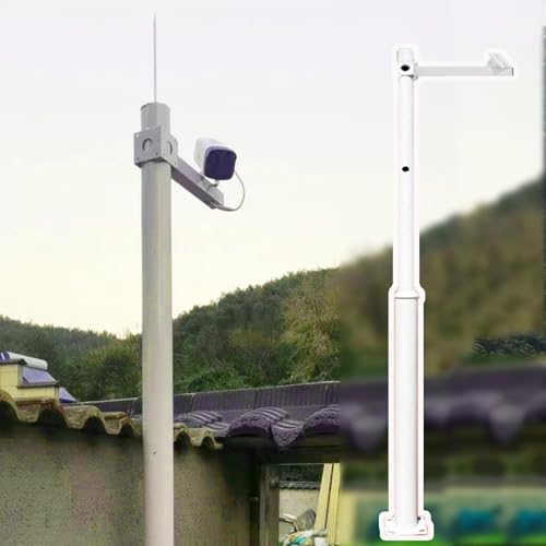 Support de caméra extérieur extensible 4m pour une surveillance panoramique d'angle