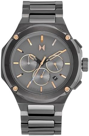 MVMT Chronograph Quartz Watch for Men with Grey Stainless Steel Bracelet - 28000153-D