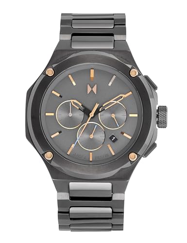 Montre MVMT pour homme chronographe quartz acier gris 28000153-D