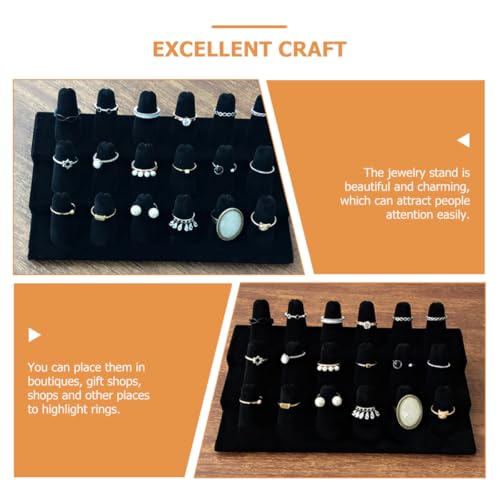 Présentoir à bagues anti-rayures : organisez 18 bijoux facilement - 6
