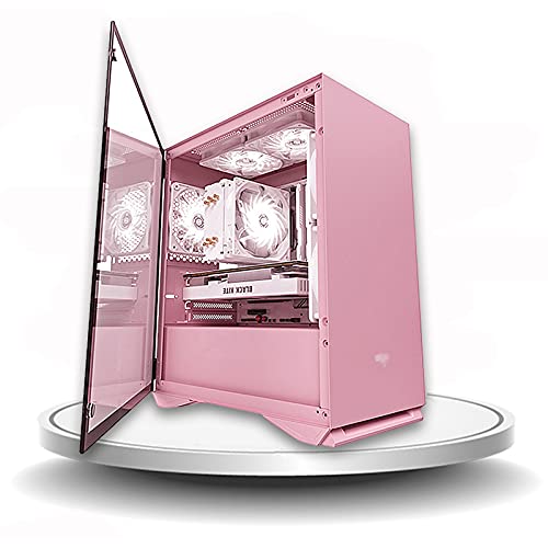 ★残り在庫1点★新品未開封ピンク PCケース E-ATX対応ガラス 41KefQQI6dS.jpg