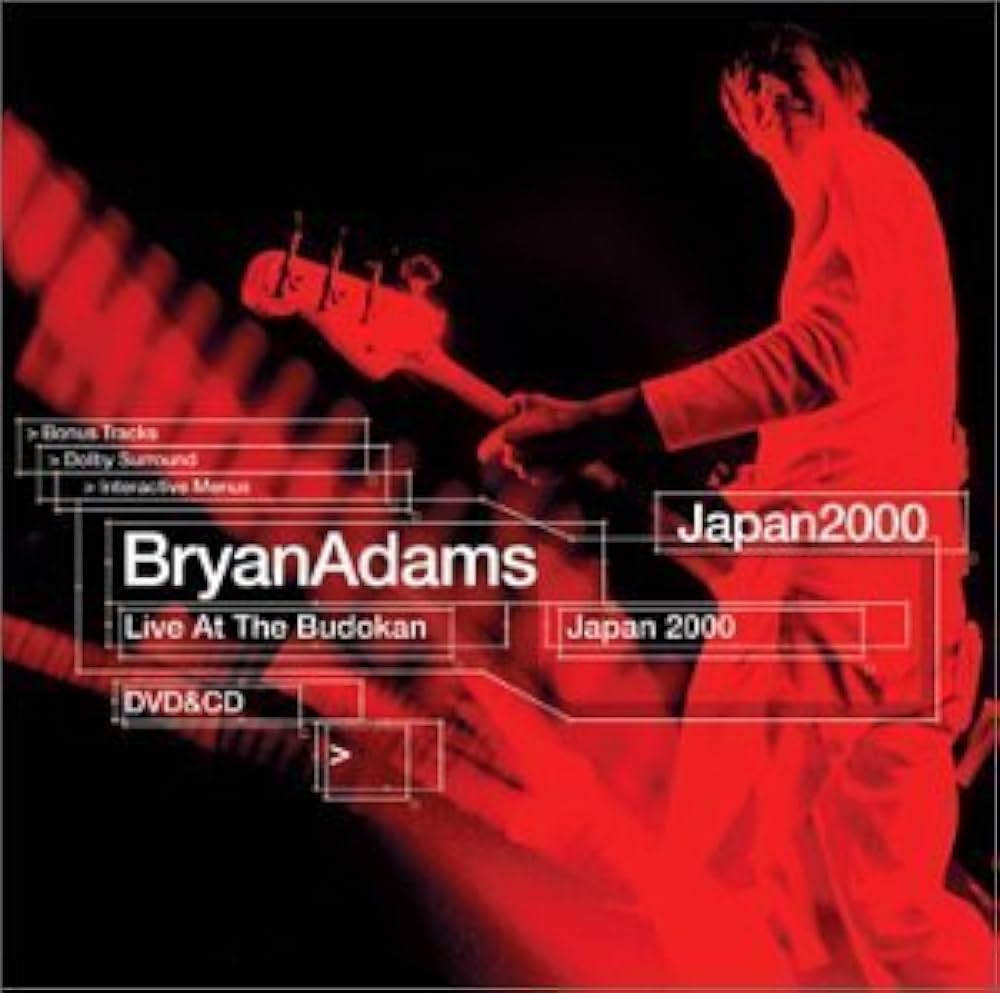 ☆BRYAN ADAMS☆CD+DVD☆LIVE AT THE BUDOKAN☆JAPAN 2000