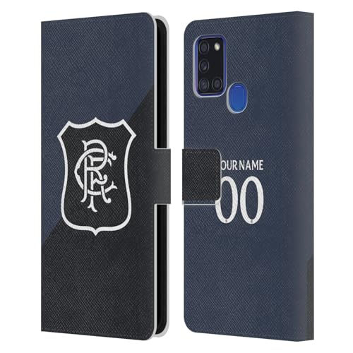 Rangers FC Coque Samsung A21s Housse Cuir Personnalisable Étui Portefeuille Galaxy A2020