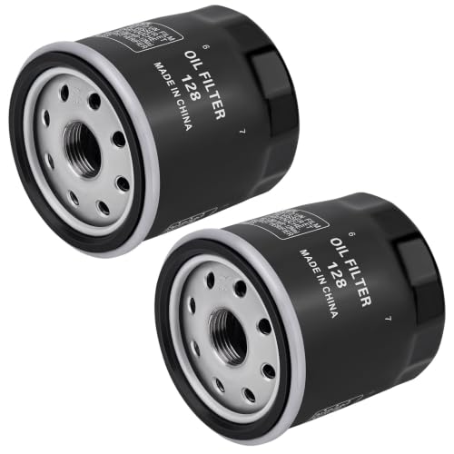 Image of 49065-0724 Oil Filter for Kawasaki 49065-7010, Fit Kawasaki FH381V-FH721V, FH601D-FH770D, FX751V-FX1000V, FJ180V, FX801V, FX850V Engines, Replaces AM107423，120-634，1016467, 49065-2071 2 Pcs