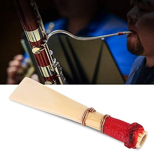 JVSISM Bassoon Reed Medium Strength Bassoon Reeds Bassoon Case Bassoon Parts and Accessories Pack of Five - Thumbnail 3