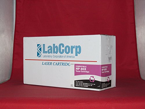 Remanufactured Replacement Laser Toner Cartridge for Hewlett Packard CF280X (HP 80X) High-Yield Black