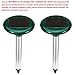 Produktbild ZEPHBRA 2 Stück Solar Maulwurfabwehr,Ultrasonic Solar Maulwurfschreck,Mole Repellent, Maulwurfbekämpfung, Schädlingsbekämpfung mit IP56 für Den Garten (Grün)