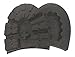 Vibram#100 Montagna Rubber Lug Heel Black Shoe Repair (Size 10) - 1 Pair -