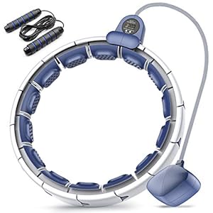 Smart Massage Hula Hoop,Auto-Spinning,Intelligent Record Data, Adjust The Size Freely,360°Lose Weight Exercise Fitness…