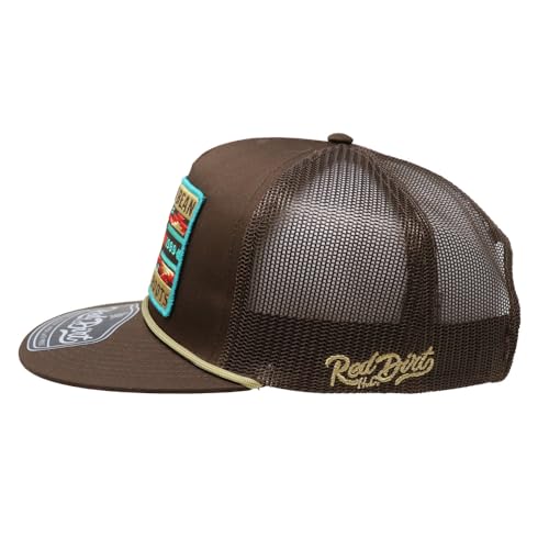 Image of Red Dirt Hat Company Anderson Bean Adjustable Snapback Hat, Mesh Back & Snapback Closure, Structured Baseball Cap
