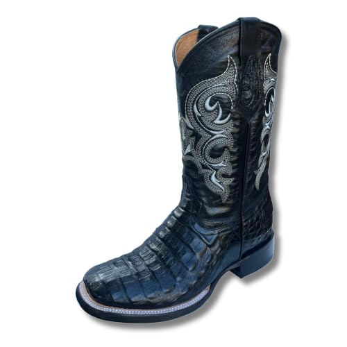 Image of Men's Alex Western Cowboy Boots Square Toe Pull On