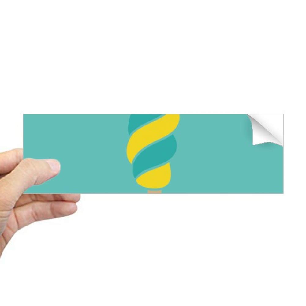 Sticker rectangulaire pour fenêtre motif spirale jaune vert adhésif vitrage film occultant design