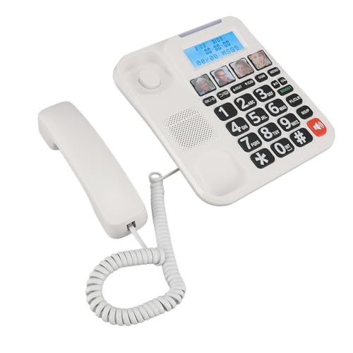 Teléfono inalámbrico para adultos mayores con contestadora y bloqueo de llamadas miniatura 5