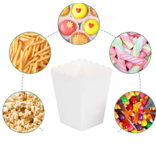 Image of We Moment Red Mini Popcorn Boxes,Pack of 36