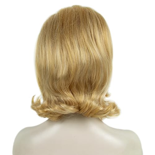 Image of H&Bwig 60s Retro Beehive Wigs for Women 70s Classic Style Cosplay Wig (Honey Blonde)
