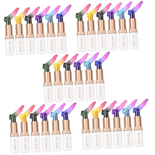 Beavorty 30 Piezas De Lápiz Labial Tinte De Labios Brillo De Labios Brillo De Labios Lápiz Labial Maquillaje De Labios Cera De Maquillaje Coreana