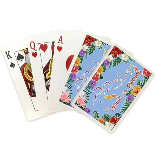 Lantern Press Bahamas, Naipes Poker, 52 cartas para adultos miniatura 2