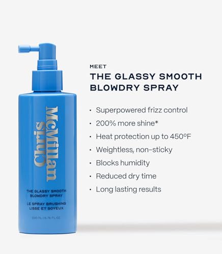 Image of Chris McMillan The Glassy Smooth Blowdry Spray for Frizz 6.76 oz /200 ml