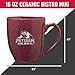 Rico Industries NCAA SUNY Potsdam Bears Primary Logo Maroon 16 oz Team Color Laser Engraved Speckled Ceramic Coffee Mug
