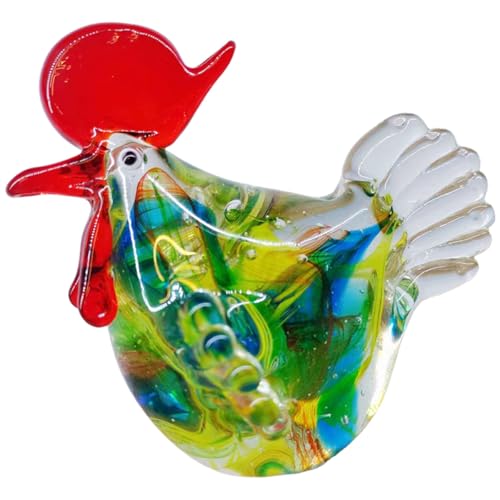 Poulet en verre réaliste GALPADA décoration durable extérieure - 2