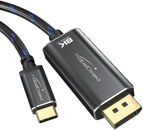 Cavo DisplayPort 8K/60Hz 1.4 KabelDirekt - 2 Metri Con Connettori Metallici Per Gaming E Monitor 4K/8K - Foto 10