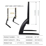 Universal TV Stand Legs TV Feet for LCD/LED/OLED/Plasma TVs, Table Top TV Stand Pedestal Riser for Flat&Curve Screen - Image 2