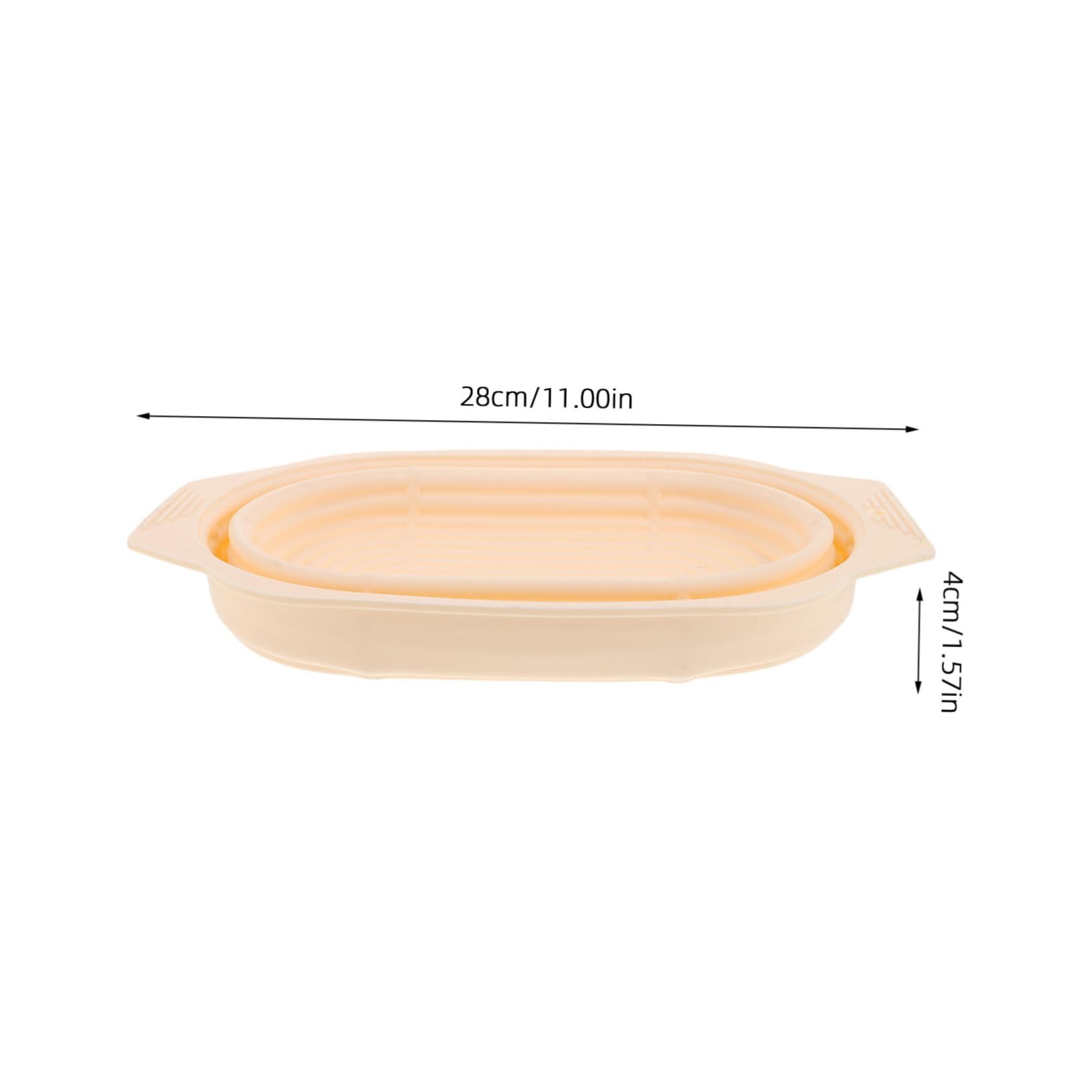 Juego de Cestas para Fermentar Pan Banneton de Silicona, 1 Set | Cuenco Redondo Plegable, Acero Inoxidable y Accesorios Incluidos, Uso Doméstico para Hornear Masa Madre