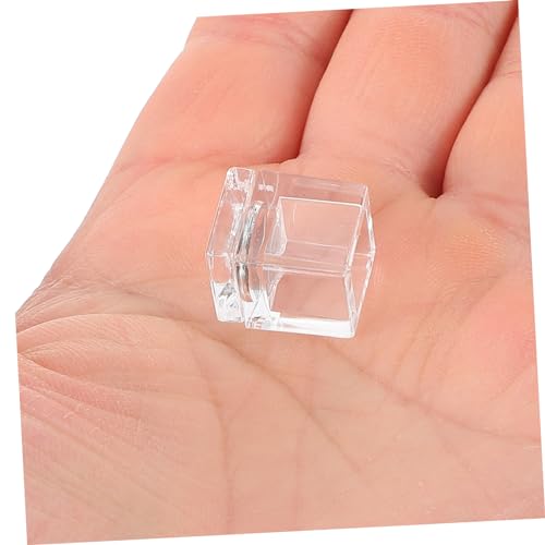 VILLCASE Transparenter Selbstklebender Magnetischer Türriegel Für Schrank Sicherheit Und Haustierschutz Kompakter Acrylverschluss 0.47 Zoll