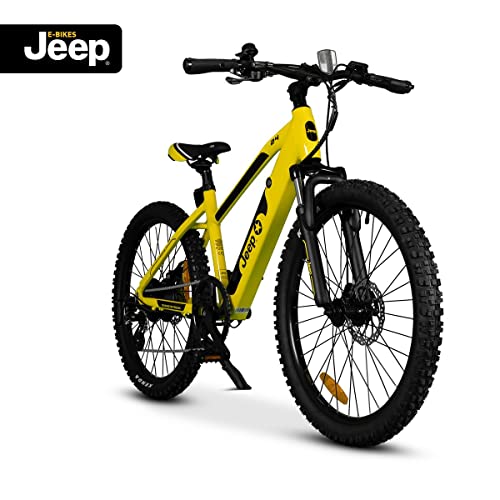 Jeep-Teen-E-Bike-TR-7002-24-Zoll-Laufraeder-7-Gang-Shimano-Kettenschaltung-Yellow