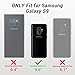 YOUMAKER Galaxy S9 Case,Metallic Purple with Built-in Screen Protector Heavy Duty Protection Shockproof Slim Fit Full Body Case Cover for Samsung Galaxy S9 5.8 inch - Purple/Black