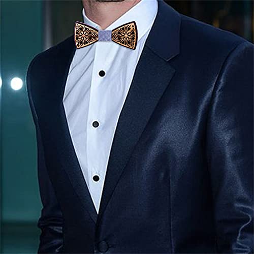 JINGHE Papillon in Legno, Papillon Intagliato a