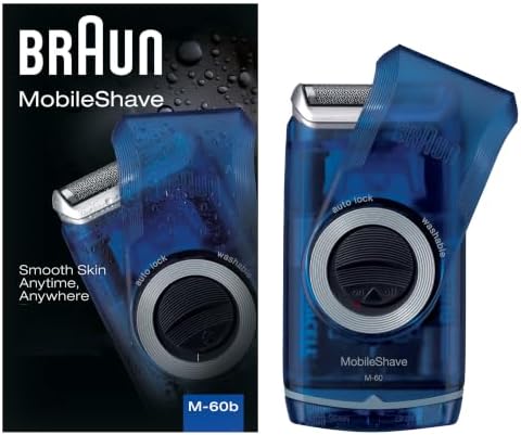 Braun Electric Razor for Men, M60b Mobile Electric Foil Shaver, W...