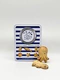 Les Sablés de la Mer - Biscuits Artisanaux aux Pépites de Chocolat, Boîte Métal, 120g