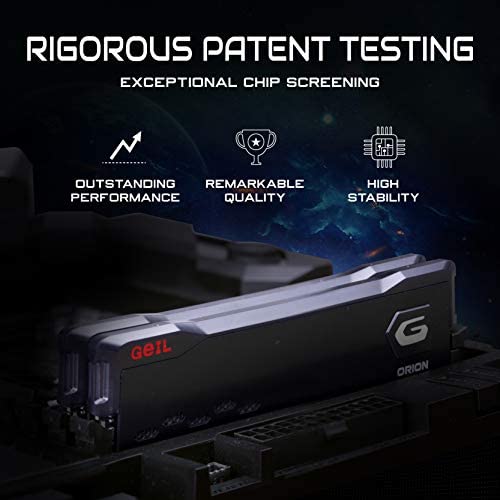 Amazon.co.jp: GeIL ORION DDR4 RAM，32GB (16GBx2) 3600MHz 1.35V