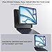 Tiaota Keyboard Case for iPad Air 13-inch (M2 & M3, 2024 & 2025) and iPad Pro 12.9-inch (3–6 Gen) with Multi-Touch Trackpad, 360° Rotating Stand, Portrait & Raised Modes, Detachable Cover – Black