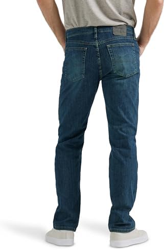 Wrangler Authentics Men's Classic 5-Pocket Regular Fit Flex Jean, Twilight Flex, 35W x 29L - 1