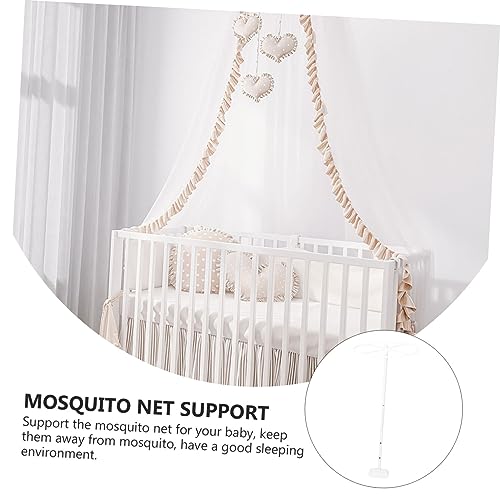 FAVOMOTO 1 Conjunto suporte mosquiteiro infantil berço cama berço de bebe suporte de rede para berço