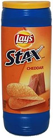 Lays Stax Cheddar, 1 Count (CHIPS)