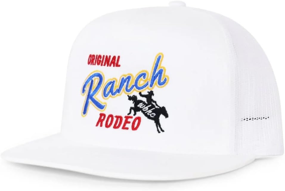 WHISKEY BENT HAT CO. Original Ranch Rodeo Adjustable Meshback Trucker Snapback Hats