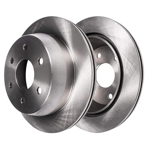 Image of Detroit Axle - 4pc Rear Brake Kit for 2017-2023 Nissan TITAN