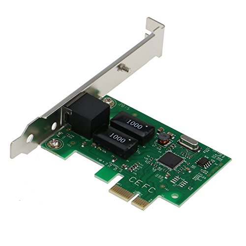 Tarjeta de Red Ethernet Gigabit PCI-Express 10/100/1000 Mbps con Bracket de Perfil Bajo (Chipset Realtek 8111) - Sedna miniatura 2