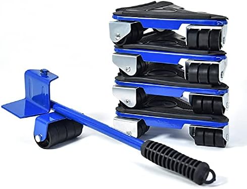Furniture Sliders Heavy Furniture Shifter Moving Wheels Kit Moving Roller Kit Mover Tool Set 1Pcs Furniture Lifter 4Pcs Casters Kits 360 Degree Rotatable Pads for Sofas Couches Refrigerators